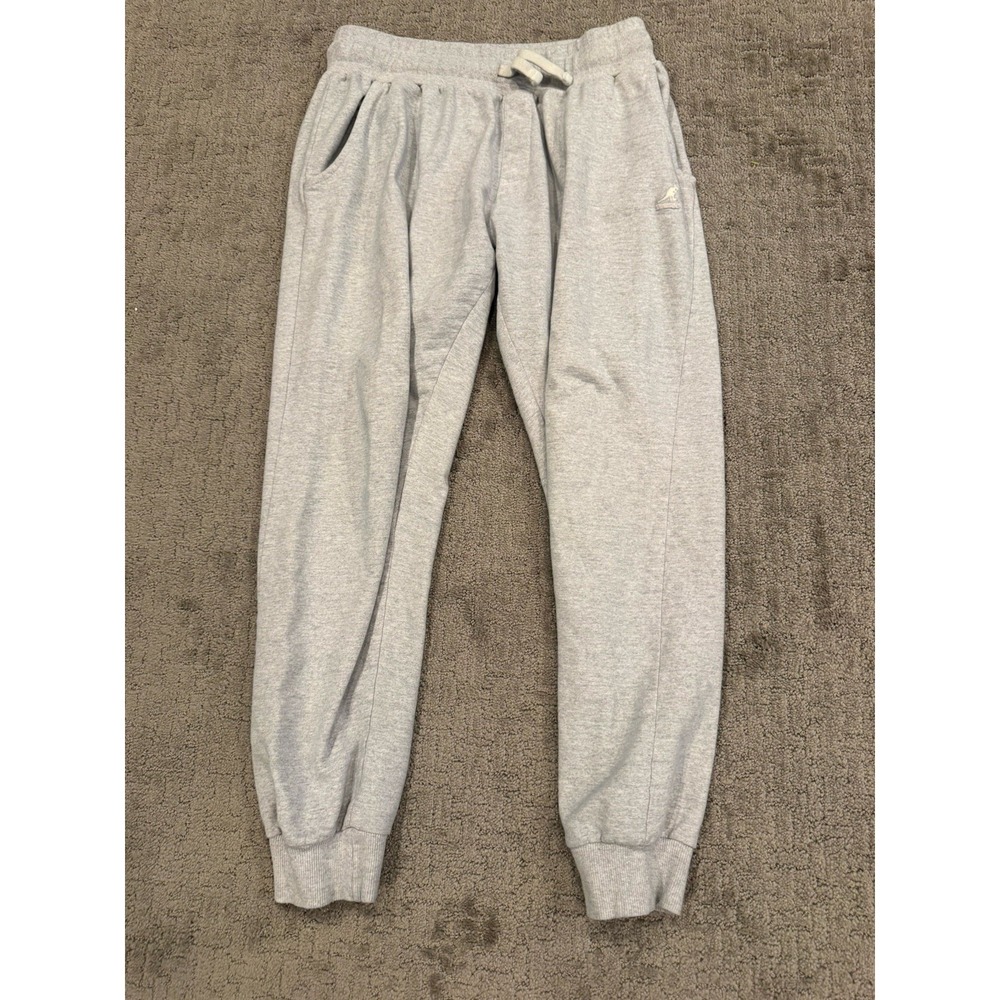 Kangol Sweatpants Joggers Gray Size M Men's Cotton Blend Drawstring (G)